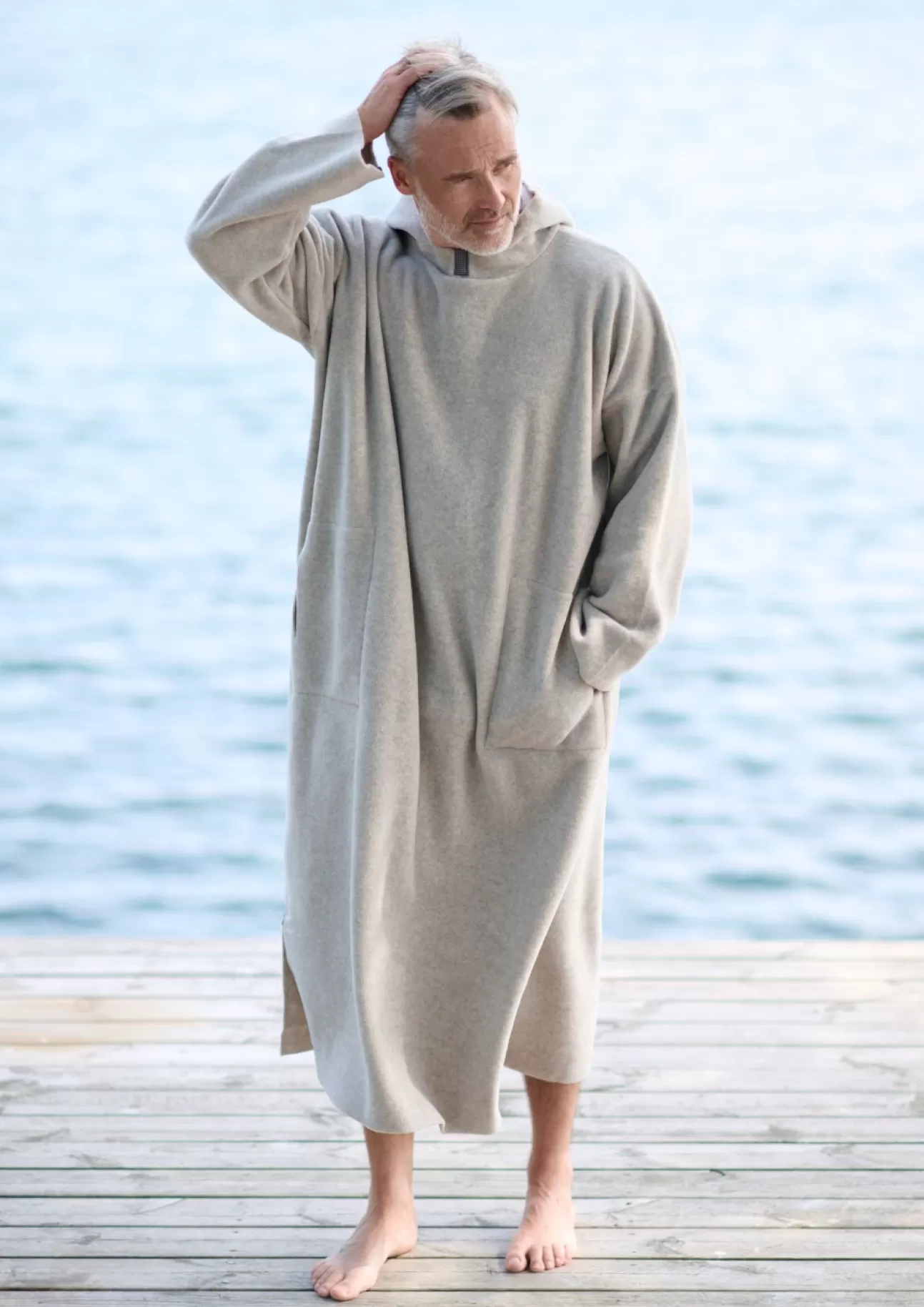 Outlet Beach Poncho Men | 4097 Men Poncho Towels